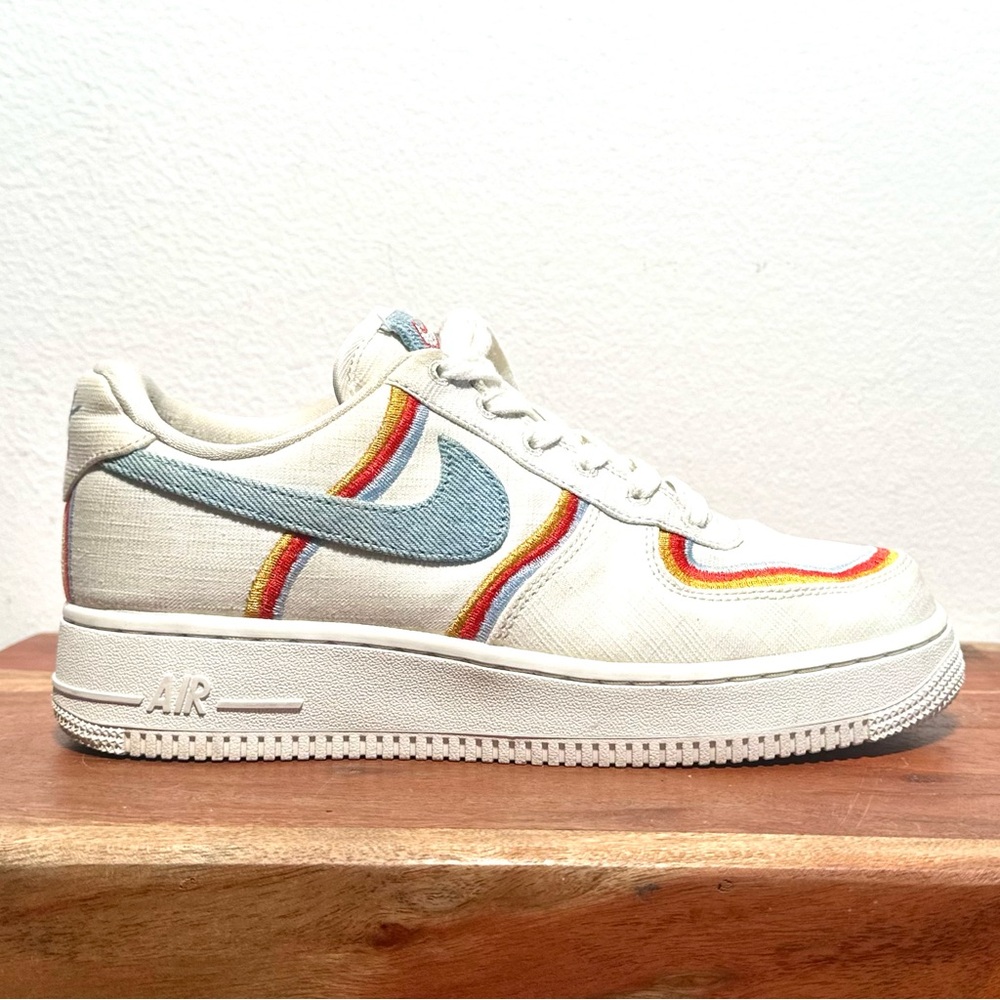 Nike Air Force 1 Low Sail Denim Swoosh